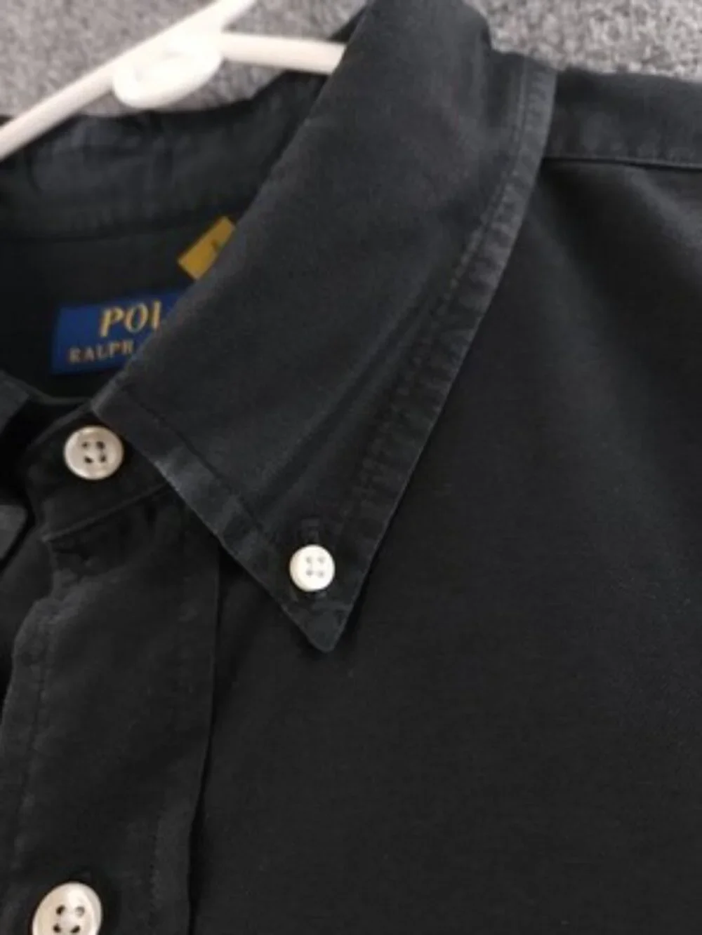 Polo Ralph Lauren 2XL Polo Ralph Lauren Logo Short Sleeve Button-Down Men Black
